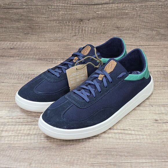 Olukai Punini Men's Size 12 Navy Blue Green Sneakers (10514-548Z) NEW - Picture 6 of 8